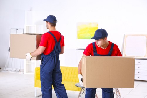 Removal team helping with a residential move in Dagenham
