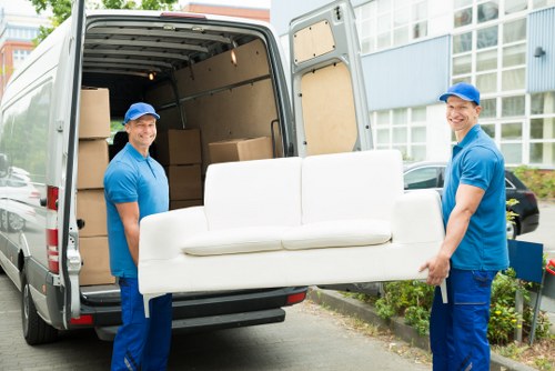Man with van helping with a local move in Dagenham