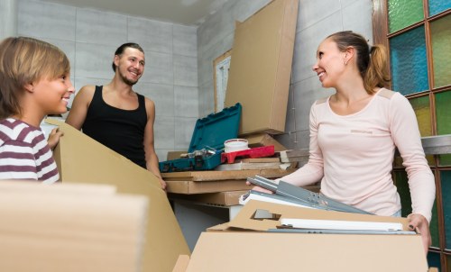 Man with a van helping with a local move in Dagenham