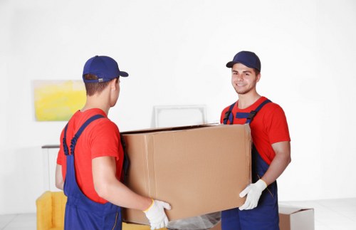 Local removals van supporting a house move in Dagenham