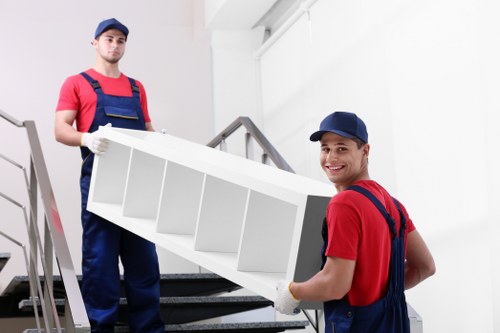 Local moving service navigating residential streets in Dagenham