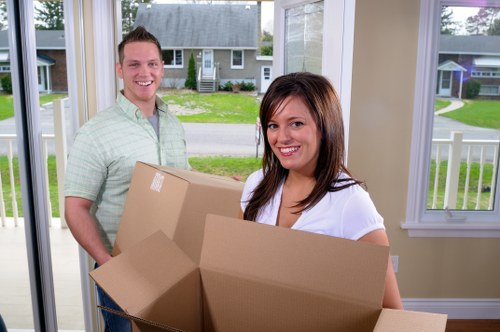 Removal team planning a house move in Dagenham