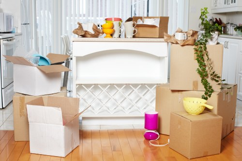 Packing and loading support for a local van move