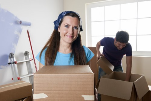 Local business premises in Dagenham being prepared for an office move