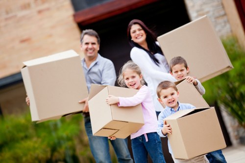 Commercial office relocation logistics in a Dagenham business area